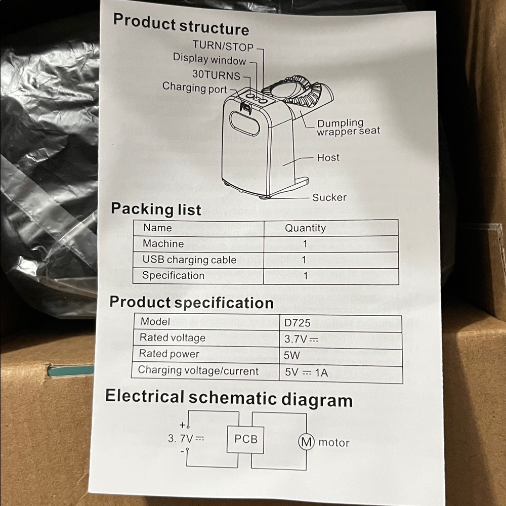 Electric dumpling maker - Picture 3 of 10